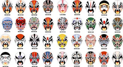 Peking Opera Makeup Staging Music