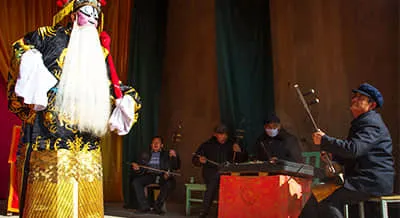 Peking Opera Makeup Staging Music