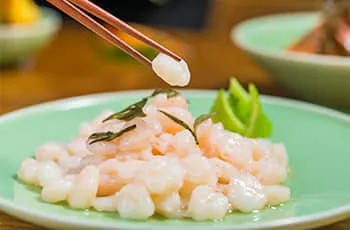 The Sautéed Shelled Shrimps