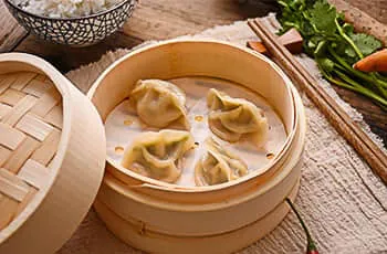 steamed dumplings