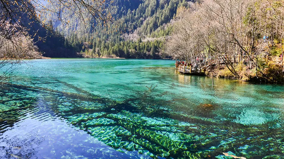 colorful jiuzhaigou