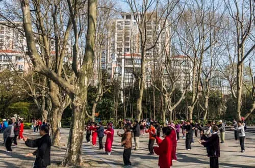 Chinese Public Square Dancing