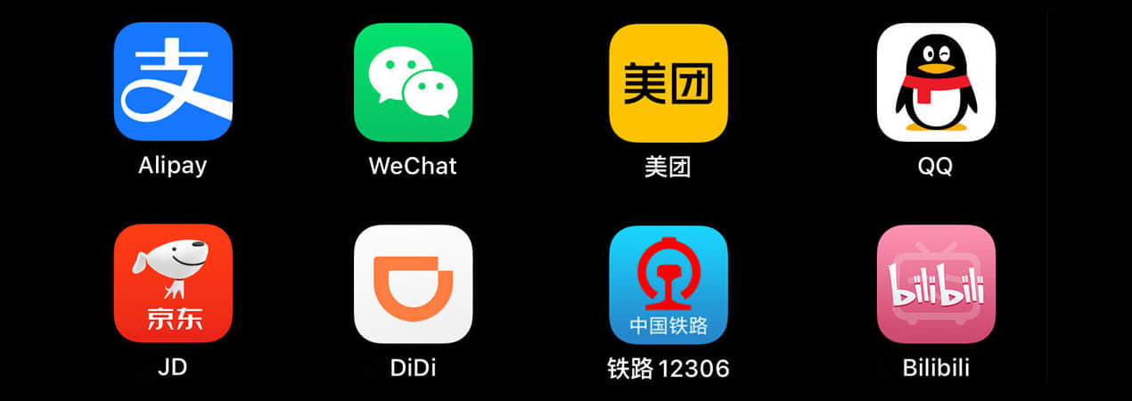 Top 26 Popular Chinese APPs