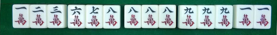 Mahjong Pure One Suit