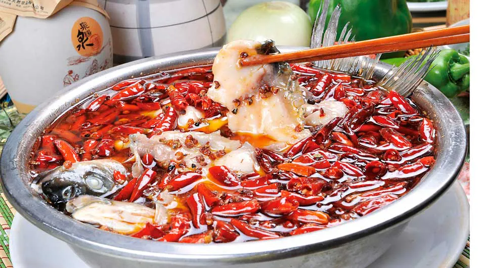 Sichuan Poached Fish filets in Hot Chili Oil