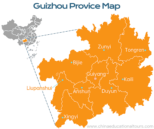 Guizhou province map