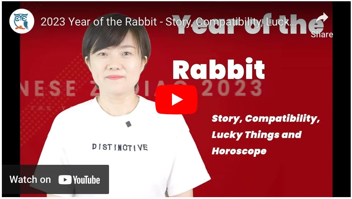 2023 Chinese Zodiac the year of rabbit