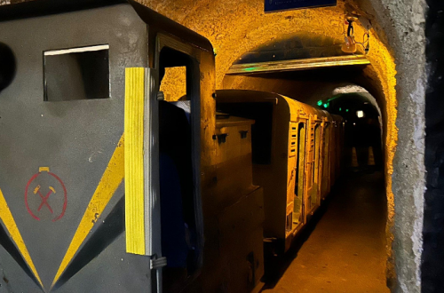 The simulated mine