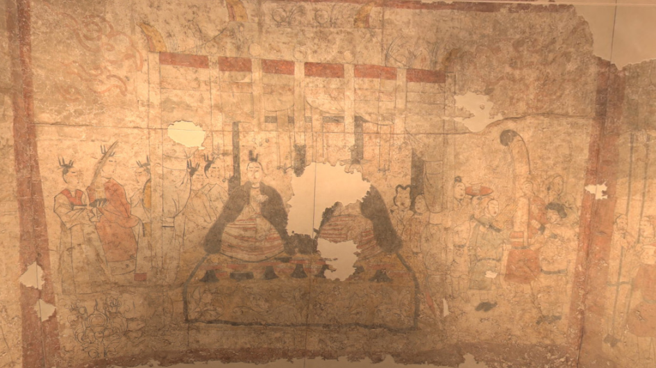 The mural of the Northern Qi Mural Museum