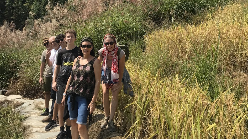 Students Hiking