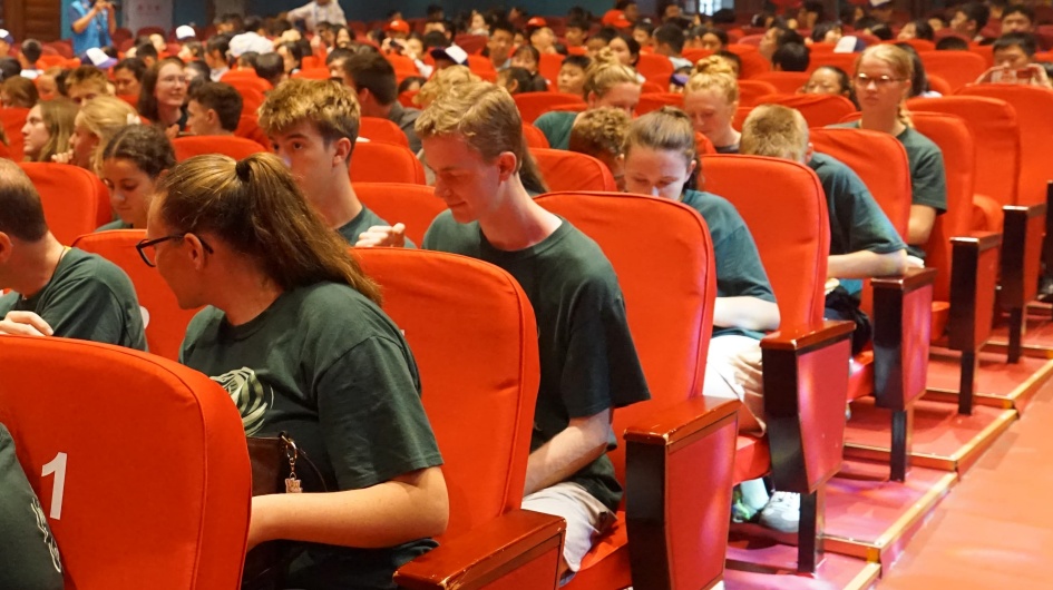 Attending the Opening Ceremony