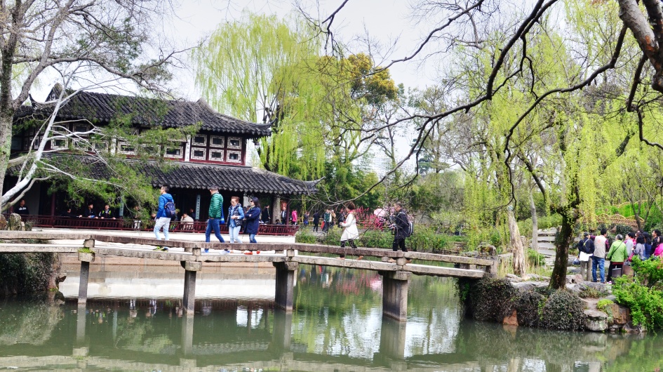 Visit the Humble Administrator's Garden to learn about the architectural features of Suzhou gardens