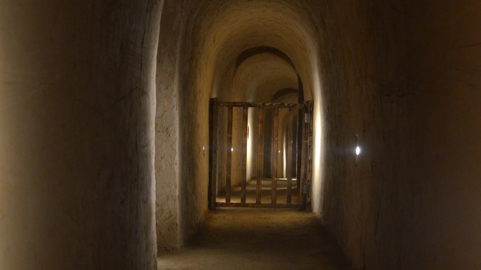 Zhangbi Ancient Castle's tunnel.