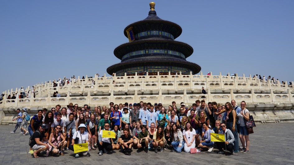 Group Photo of the Temple of Heaven