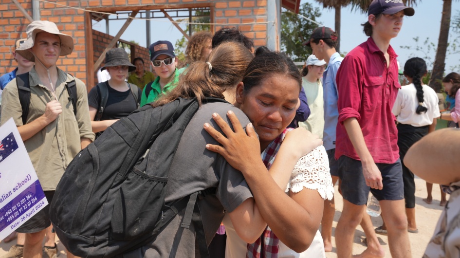 Farewell to Villagers After Community Project Conclusion