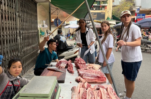 Asking local residents for help