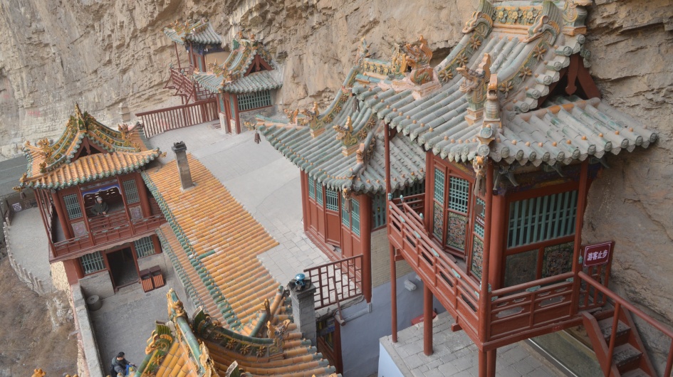 The top of the Hanging Monastery